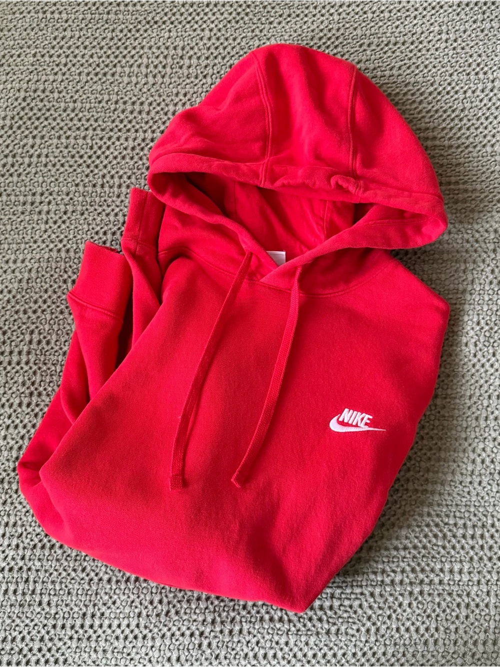 Nike Red Pullover Hoodie